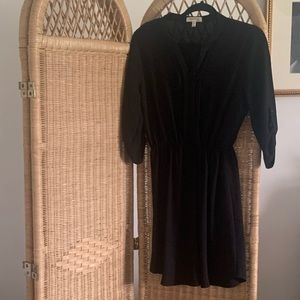 Womens monteau black dress